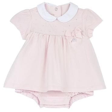Chicco “My First Chicco” kürəkdə açılan qız körpə geyimi 💕 🌸 Ölçü: 56 — 1