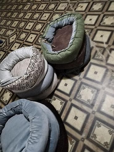 agilli yem qabi: Ev heyvanları üçün yumşaq yataqlar - Model: dairəvi və oval formalar — 2