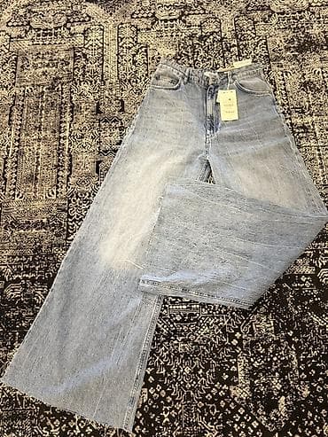 Джинсы: Джинсы, Bershka, цвет - Голубой — 2