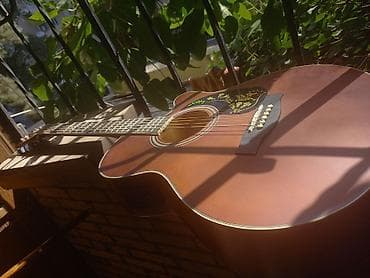 rock gitara: Akustik gitara, 6 sim, İşlənmiş, Pulsuz çatdırılma — 1