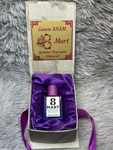 acki sekilleri: Hədiyyəlik “8 Mart” temalı ətir seti - Bayram üçün xüsusi dizayn: Hər — 6