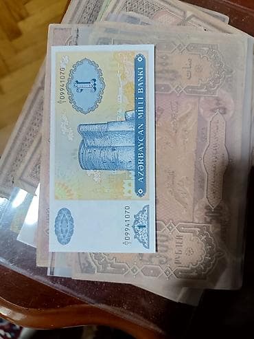 Купюры: Kolleksiya üçün köhnə Azərbaycan manatı və digər tarixi kağız pullar — 4