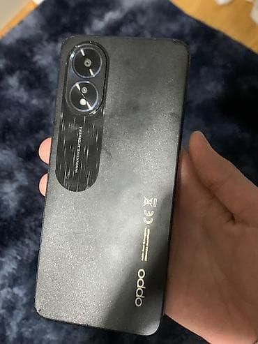 zula: Oppo A18, 128 GB, rəng - Qara, Barmaq izi — 2