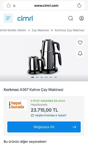 Gencede,Korkmaz ÇayKahve A367 – elektrikli çay dəsti, - Brend — 6