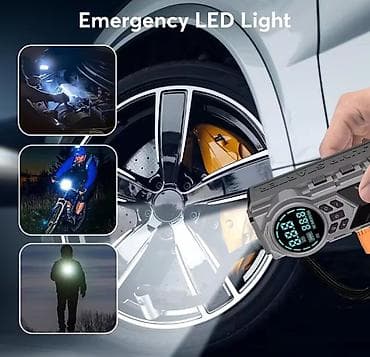 teker traktor: Avtomobil üçün çoxfunksiyalı Jump Starter + Kompressor Xüsusiyyətlər — 4