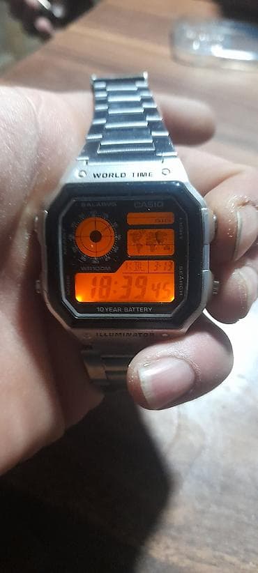 agilli saatlar: Qol saatı, Casio, rəng - Gümüşü — 2