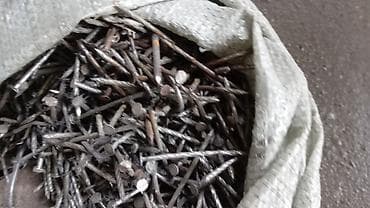 Bərkidici məhsullar: Metallalom üçün dəmir mismarlar. 110 kilodur. Bir kilosu - 50 gəpik — 2