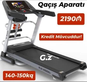 Samokatlar: Qaçış Aparatı – KLN A150DS+ - Güclü, dayanıqlı qaçış yolu evdə kardio — 1