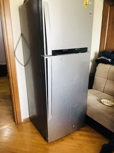 samovar satilir: İşlənmiş LG iki qapılı soyuducu - Brend: LG - Rəng: gümüşü/metallik - — 2