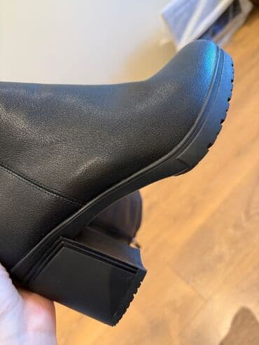 sapaskiler: Çəkmə, Ölçü: 38, rəng - Qara, Yeni — 6