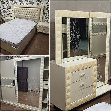 nerj bak: 600 azn Yataq otagi mebel dəsti: 2 nəfərlik çarpayı (matras daxil) — 1