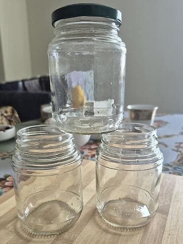 suse banka qebulu: Şüşə bankalar – 0.25 l (250 ml) - Həcmi: dibində “0.25 l” işarəsi — 3