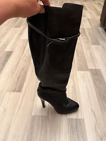 BASCONI qadın çəkməsi - Material: təbii dəri (etiketdə: Leather Boot) — 3