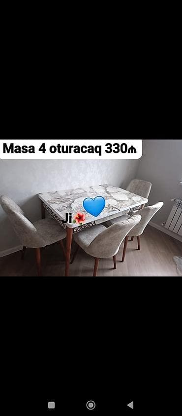 Masa və oturacaq dəstləri