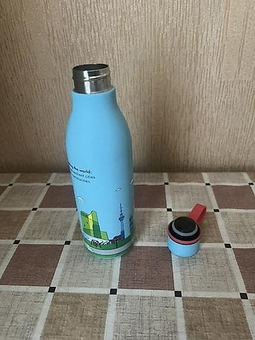 Rəng - Mavi, Termos, Paslanmayan polad, 0,5 bucket volume l — 3