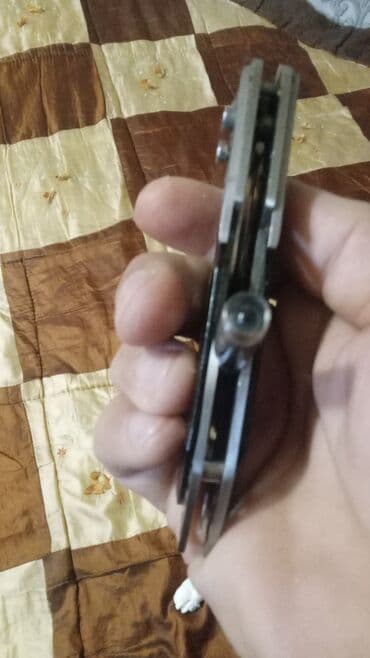 qara sekiller: Təsvir: - Qatlanan ov bıçağı - Metal konstruksiya: paslanmayan polad — 3