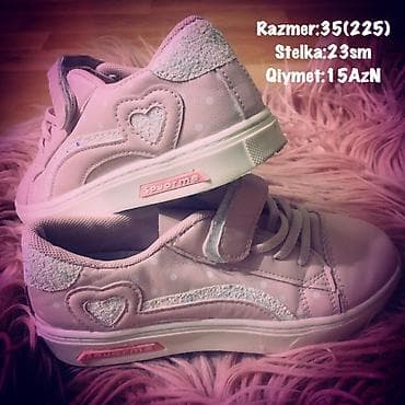 Ayaqqabi Spuorme 35 olchude(225), stelka 23sm, cemi 2 defe geyinilib