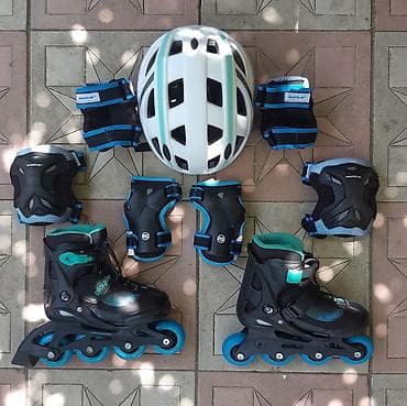 Ролики Powerslide Joker Blue Sky Combo - в хорошем состоянии и — 1
