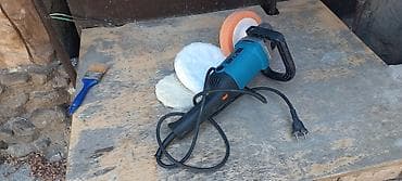 Elektrik cilalama maşını və lentli zımpara dəsti 1) MURAVEY/Cilalama