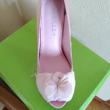 женские бежевые замшевые туфли: Туфли, Размер: 38, цвет - Розовый, Новый — 3