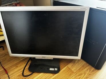 ikinci el monitor: Komplektde: Maus Klaviatura Monitor Processor: intel pentium e2140 — 1