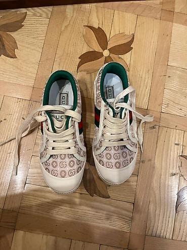 krosovka ayaqqabı: 32 razmer Uşaq üçün idman ayaqqabısı – Gucci üslubunda model - — 3