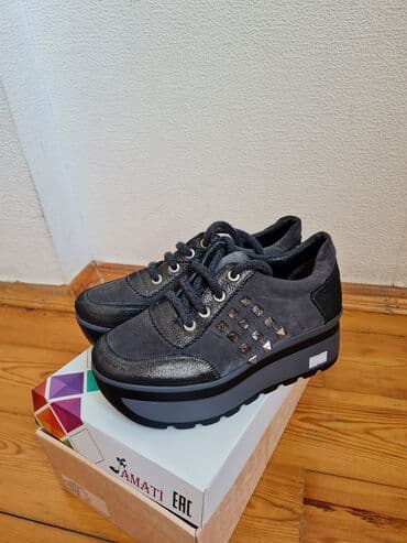 platforma qadın krossovkaları: Ölçü: 37, rəng - Boz, Yeni — 1