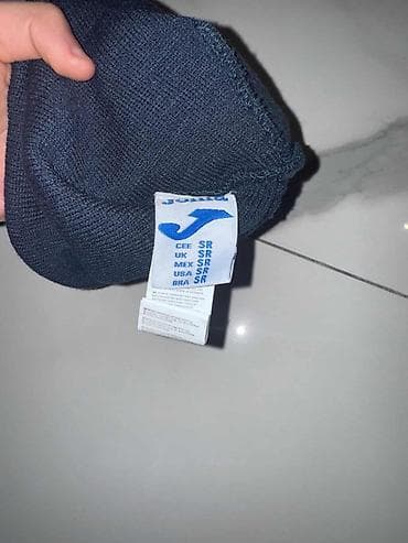 mili geyim: Joma brendinin tünd mavi rəngli toxunma papağı - Model: Joma beanie - — 3