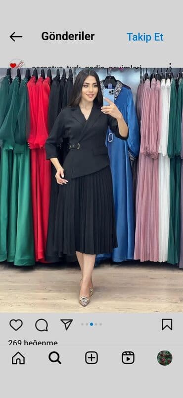 120 aznə alınıb 2dəfə geynilib təzədən seçilmir.Təcili satılmalıdır