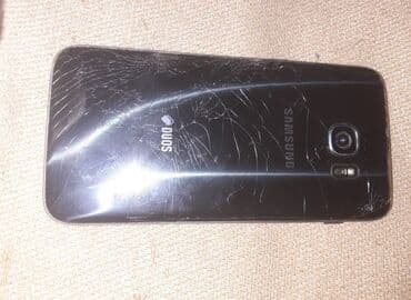 Samsung Galaxy S6, 32 GB, rəng - Qara, Qırıq