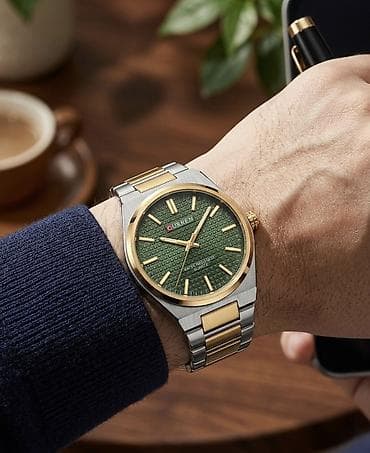 Qol saatları və aksesuarlar: Yeni, Qol saatı, Curren, rəng - Yaşıl — 2