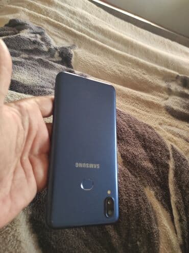 komputer korpusu: Samsung A10e, rəng - Mavi, Barmaq izi — 3