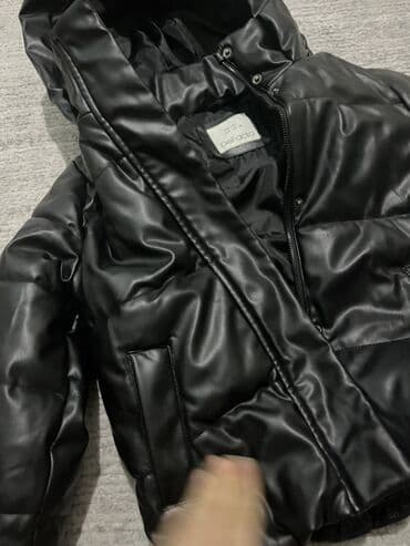 Məktəbli forması: Uşaq qış gödəkçəsi – DeFacto - Rəng: qara - Material: parça üzərində — 3