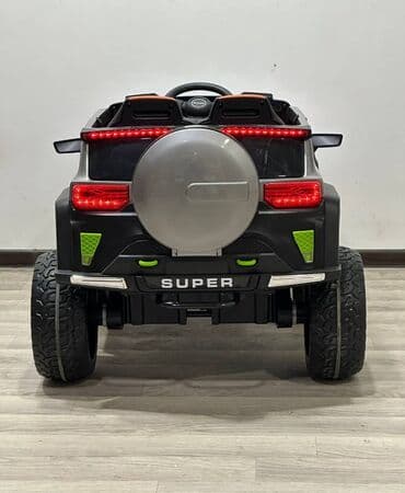 Uşaq üçün elektrik maşınları: 1 yaşdan 12 yaşa qədər uşaqlar üçün nəzərdə tutulub rezin təkərlər — 4