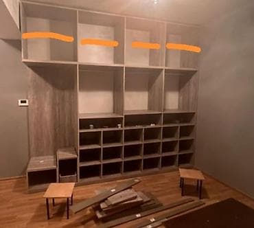 asma dolab: Dəhliz üçün dizayner dolab sistemi TƏCİLİ SATILIR! Yeni yığılıb — 5