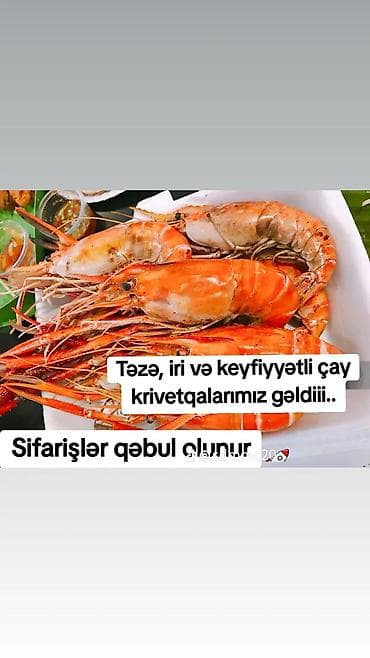 bildircin yumurtası qiyməti: Məhsul: Çay krivetkası (iri ölçülü) Təsvir: - Təzə, iri və — 1