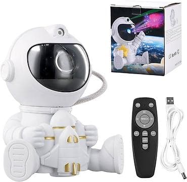 Astronavt ulduz proyektoru – uzaqdan idarəetməli LED səma lampası