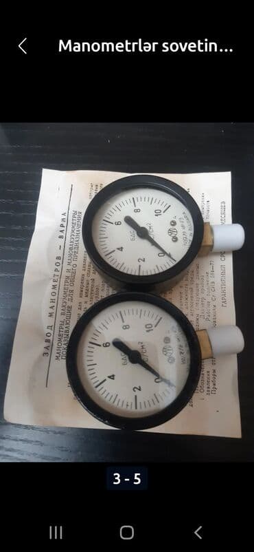 sade alçıpan fiqurlari: Manometrlər təzə sovetindi — 3