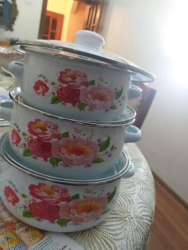 Yeni, Aş qazanı, rəng - Ağ, 20 sm, Rusiya