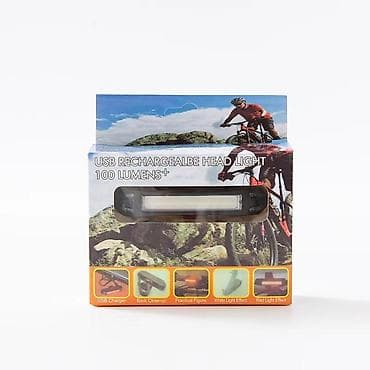 USB-lə şarj olunan velosiped arxa işığı – 100+ lümen Xüsusiyyətlər: - — 3