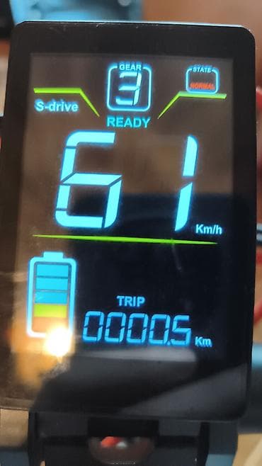 elektron samakatlar: Elektrikli skuter – TOBA ST 400 PRO - Rəqəmsal LCD displey: sürət — 1