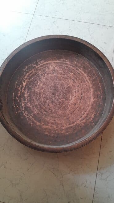 Mis/bakır səhmancı (large traditional copper tray) - Material: qalın