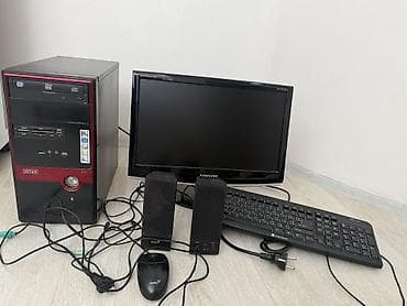 Masaüstü kopyuter. Intex sistem bloku + Samsung monitor + kolonka + — 5