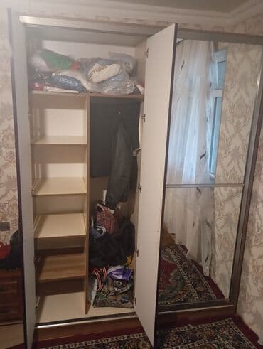 mebel skaf: Kupe, 2 qapılı Düz dolab, Qarderob, paltar dolabı — 2