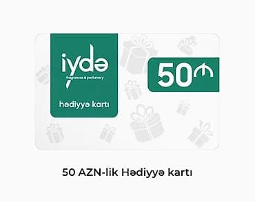 İydə (fragrances & perfumery) hədiyyə kartı – 50 AZN 1 dənəsi 40 — 1