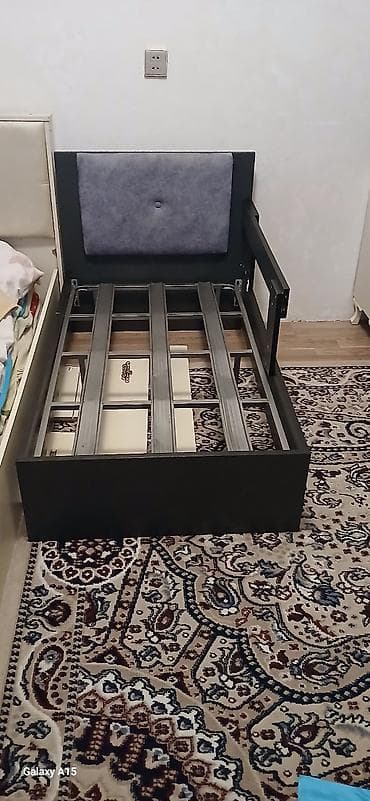 Oğlan və qız üçün, İşlənmiş, Çarpayı, Bazasız, Matras ilə, Siyirməsiz — 3