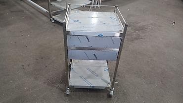 ləyənlər: Paslanmayan poladdan servis arabaları Məhsul təsviri: - Material — 1