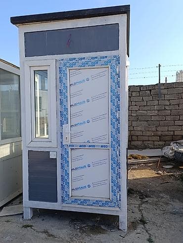 Mühafizə postu üçün daşına bilən modul kabin - Material: möhkəm