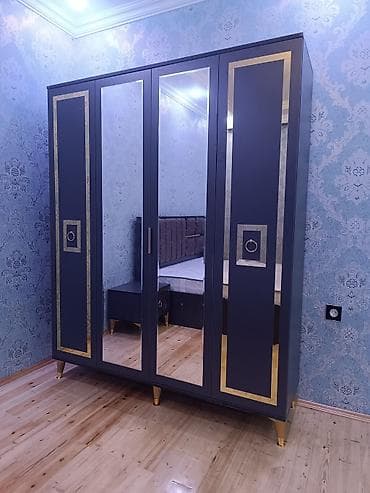 paltar qardirobu: İkinəfərlik çarpayı, Dolab, Rusiya, Yeni — 1