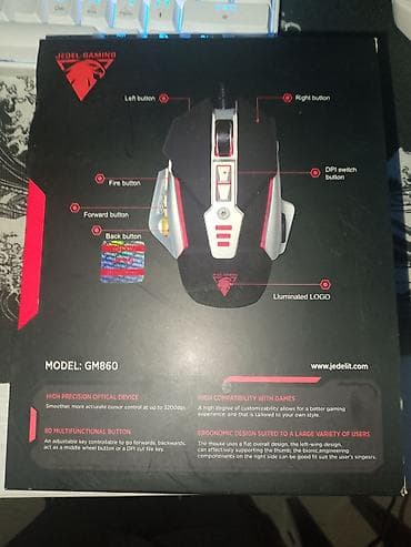 Video oyunlar və konsollar: JEDEL Gaming GM860 – professional oyun siçanı Xüsusiyyətlər: - Yüksək — 2
